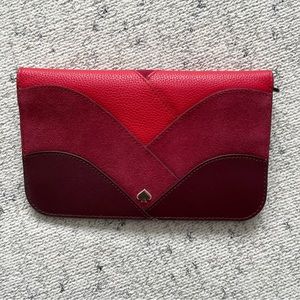EUC Kate Spade Nadine Medium Patchwork Clutch Wallet